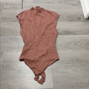 Abercrombie & Fitch Terracotta Cap Sleeve Bodysuit